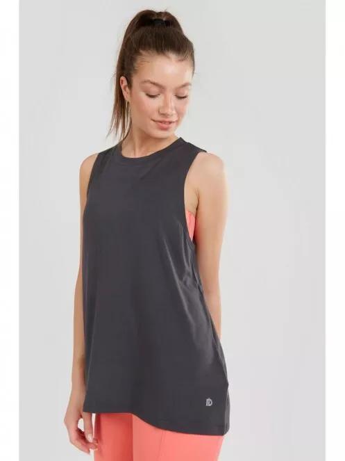 Fundango Neesa Loose Tank Top for women in grey 2