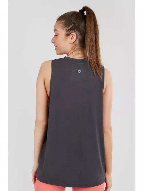 Fundango Neesa Loose Tank Top for women in grey 3