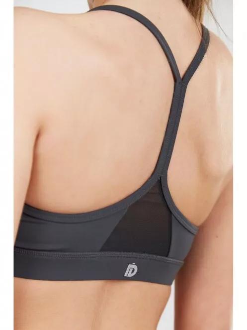 Fundango Cane Mid Support Sportbra for women in grey 4