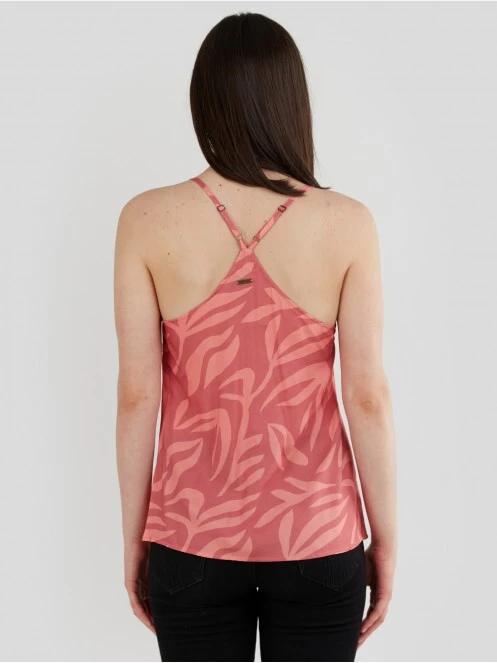 Fundango Indi top for women in magenta 3