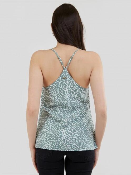 Fundango Indi top for women in green 3