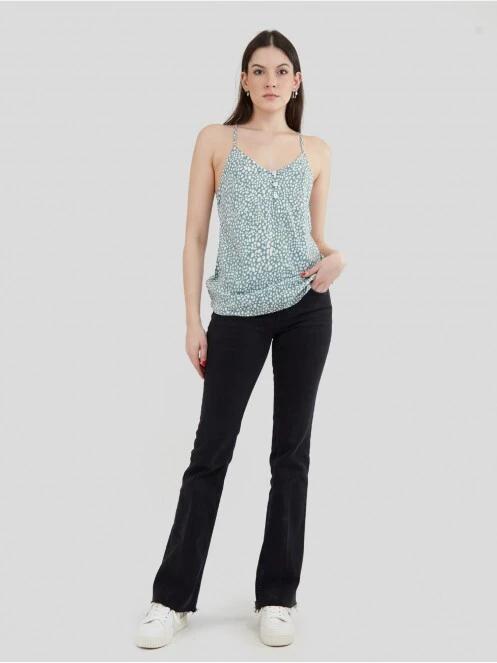 Fundango Indi top for women in green 4