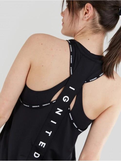 Fundango Kaguya Top for women in black 6