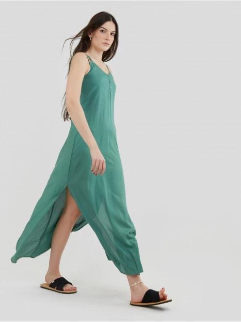 Fundango Helena Dress for women in green 4
