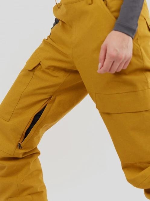 Fundango Sakura Bib Pants for women in brown 8