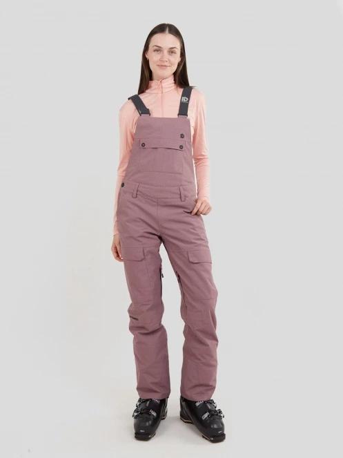 Fundango Sakura Bib Pants for women in purple 2