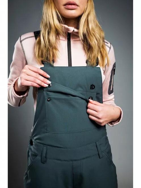 Fundango SAKURA BIB Pants for women in oliv 4