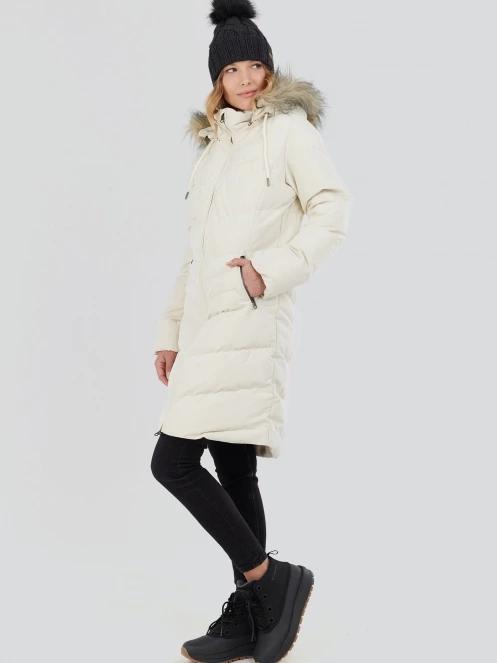 Fundango Puppis Padded Jacket for women in yellow 4