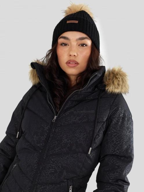 Fundango Puppis Padded Jacket for women in black 5
