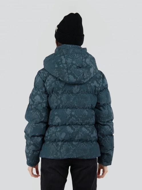 Fundango Amber Padded Jacket for women in green 3