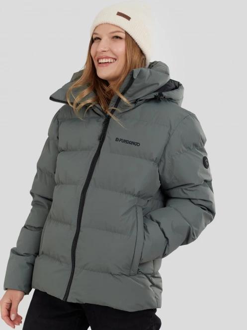 Fundango Amber Padded Jacket for women in green 5