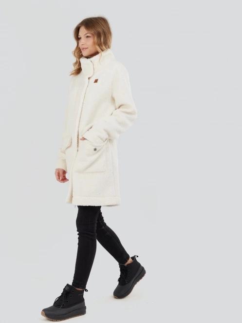Fundango Elle Fleece Jacket for women in white 4