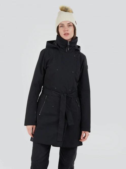 Fundango Charlotte Trenchcoat for women in black 2