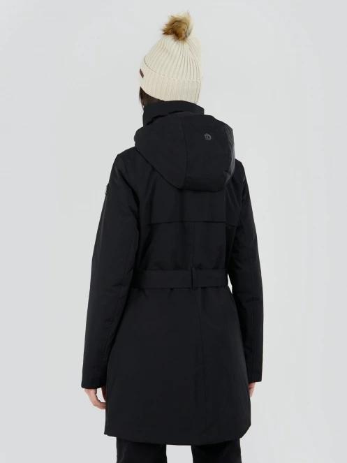 Fundango Charlotte Trenchcoat for women in black 3