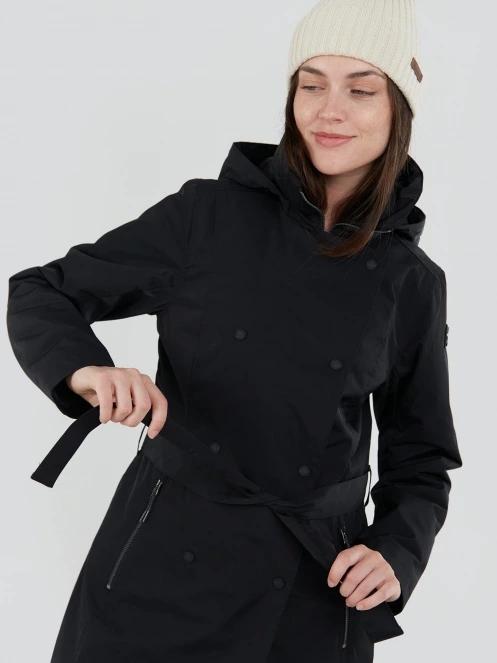 Fundango Charlotte Trenchcoat for women in black 6