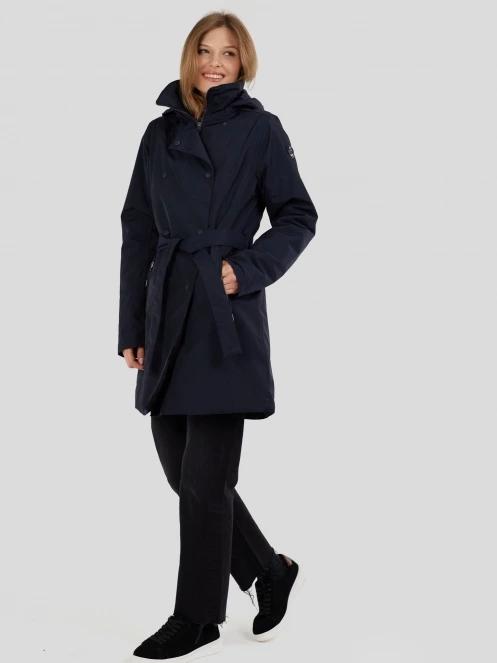 Fundango Charlotte Trenchcoat for women in dark blue 4