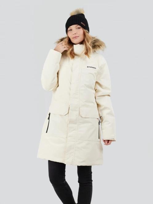 Fundango Georgina Parka Jacket for women in yellow 2