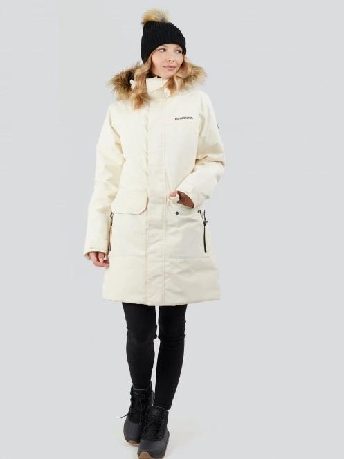 Fundango Georgina Parka Jacket for women in yellow 4
