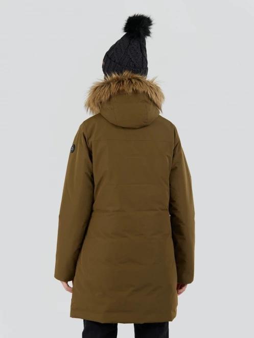 Fundango Georgina Parka Jacket for women in oliv 3