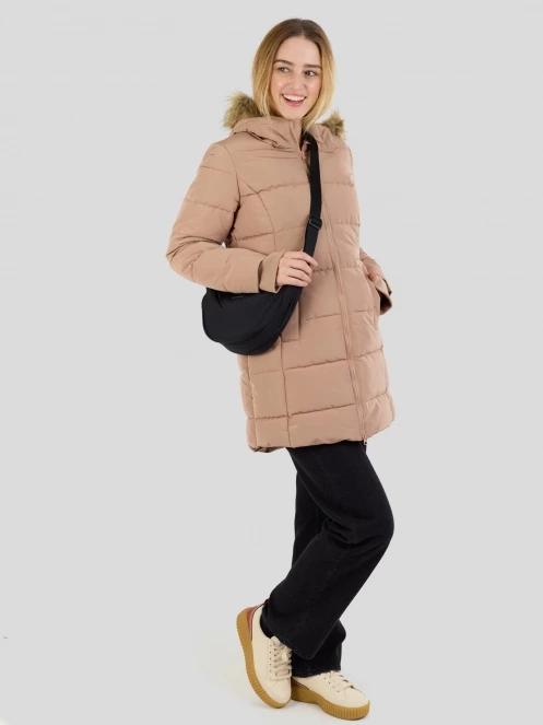 Fundango Melody Padded Jacket for women in brown 4