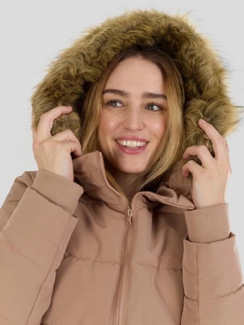Fundango Melody Padded Jacket for women in brown 7