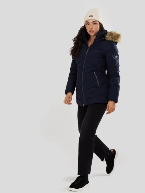 Fundango Prue Padded Jacket for women in dark blue 4