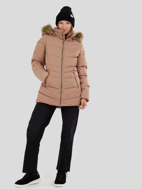 Fundango Prue Padded Jacket for women in brown 4
