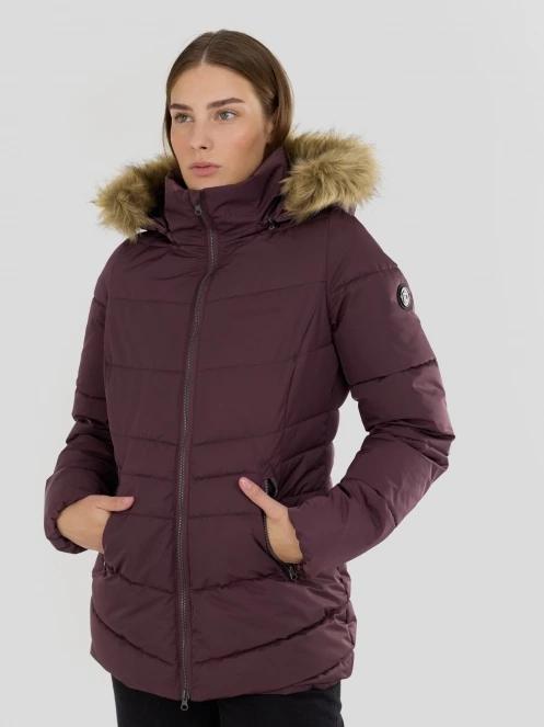 Fundango Prue Padded Jacket for women in purple 2