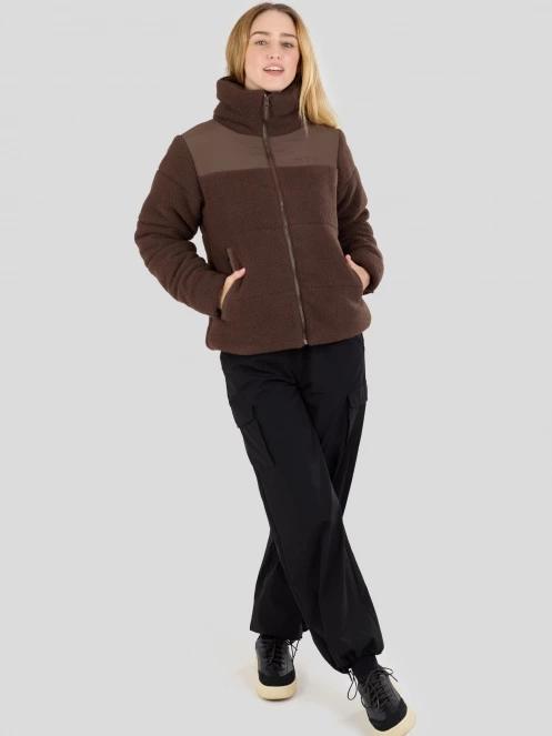 Fundango Nukka Padded Jacket for women in brown 4