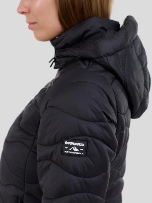Fundango Nordwave Long Jacket for women in black 6