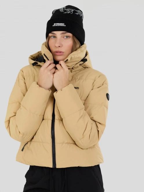 Fundango Amber Cropped Jacket for women in yellow 3
