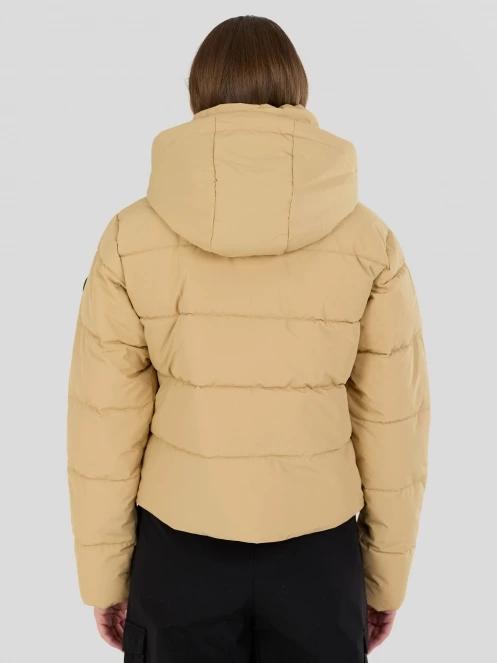 Fundango Amber Cropped Jacket for women in yellow 4