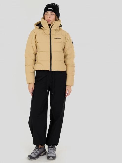 Fundango Amber Cropped Jacket for women in yellow 5