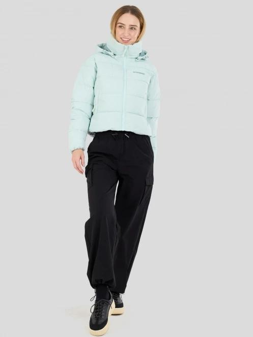 Fundango Amber Cropped Jacket for women in green 4