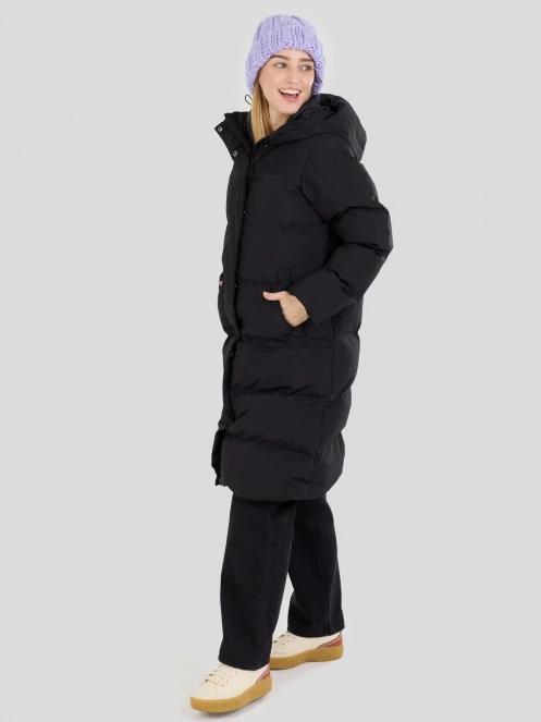 Fundango Cosycoat Long Padded Jacket for women in black 5