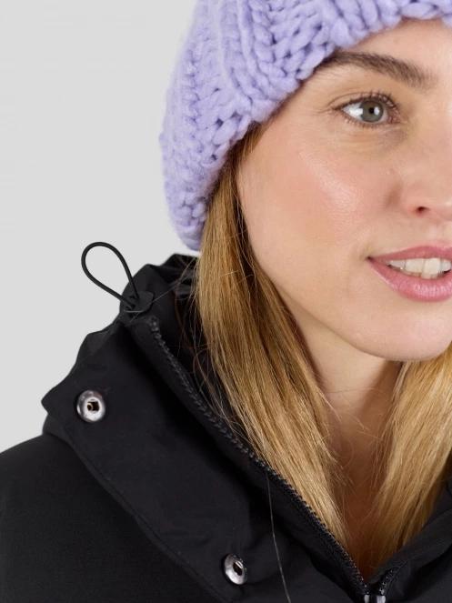 Fundango Cosycoat Long Padded Jacket for women in black 9