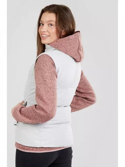 Fundango Marabu Padded Vest for women in white 3