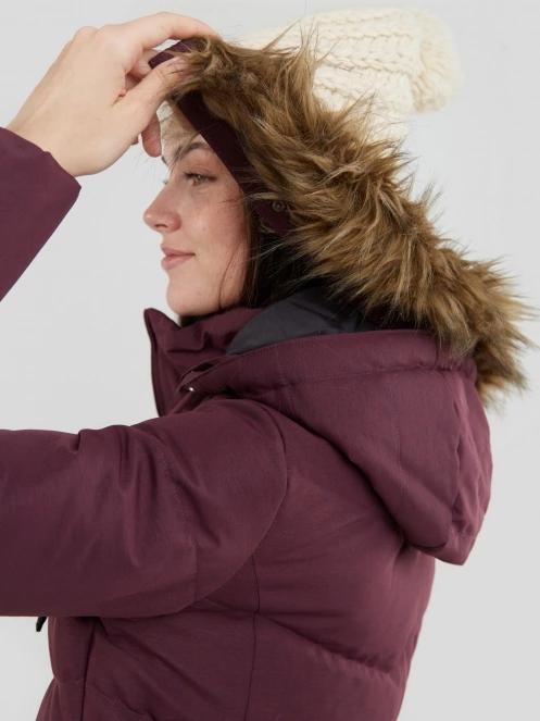 Fundango Puppis Padded Jacket for women in purple 7
