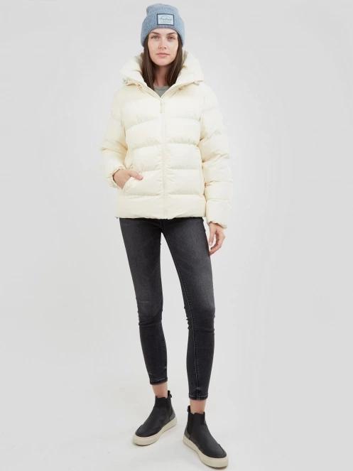 Fundango Amber Padded Jacket for women in sand 4