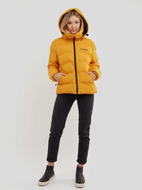 Fundango Amber Padded Jacket for women in yellow 4