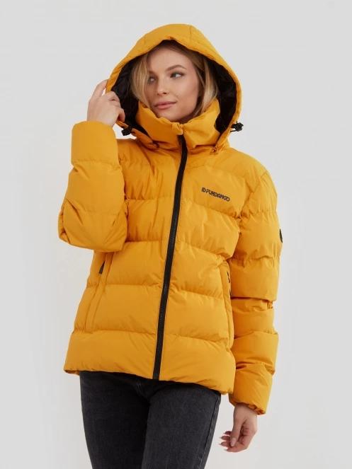 Fundango Amber Padded Jacket for women in yellow 5