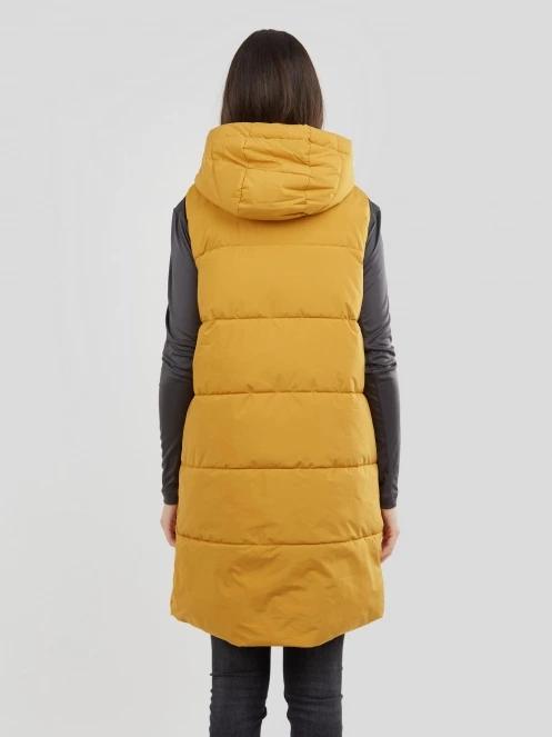 Fundango Scarlet Padded Vest for women in yellow 3