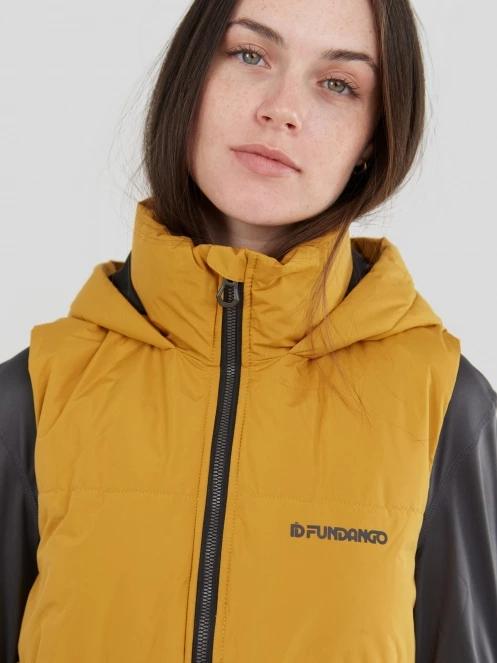 Fundango Scarlet Padded Vest for women in yellow 6
