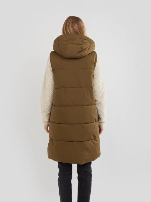 Fundango Scarlet Padded Vest for women in oliv 3