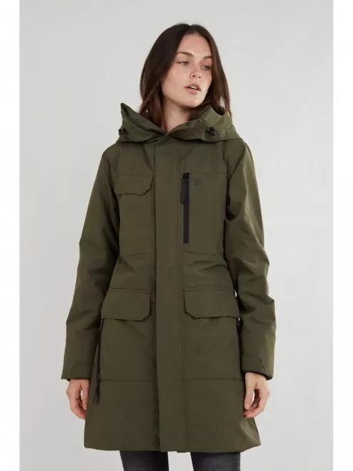 Fundango Perilla Parka Jacket women winter coat oliv Fundango