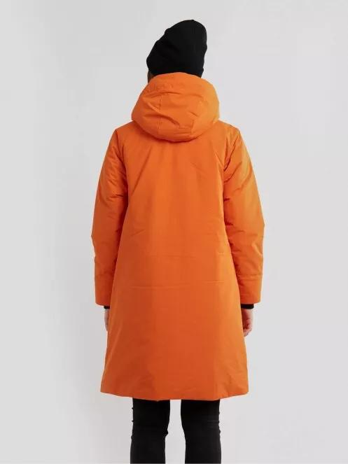 Fundango Carya Parka Jacket for women in orange 3