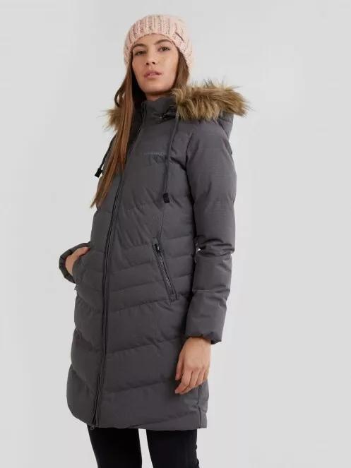 Grey padded new arrivals parka coat
