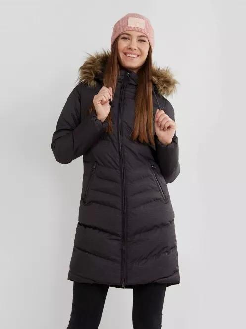 Padded coat hot sale black womens