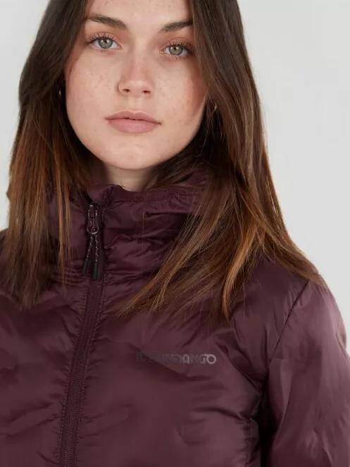 Fundango Alsea Hooded Jacket Long for women in purple 4