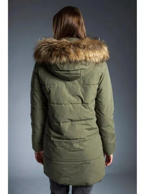 Fundango BONITA Padded Jacket for women in oliv 3